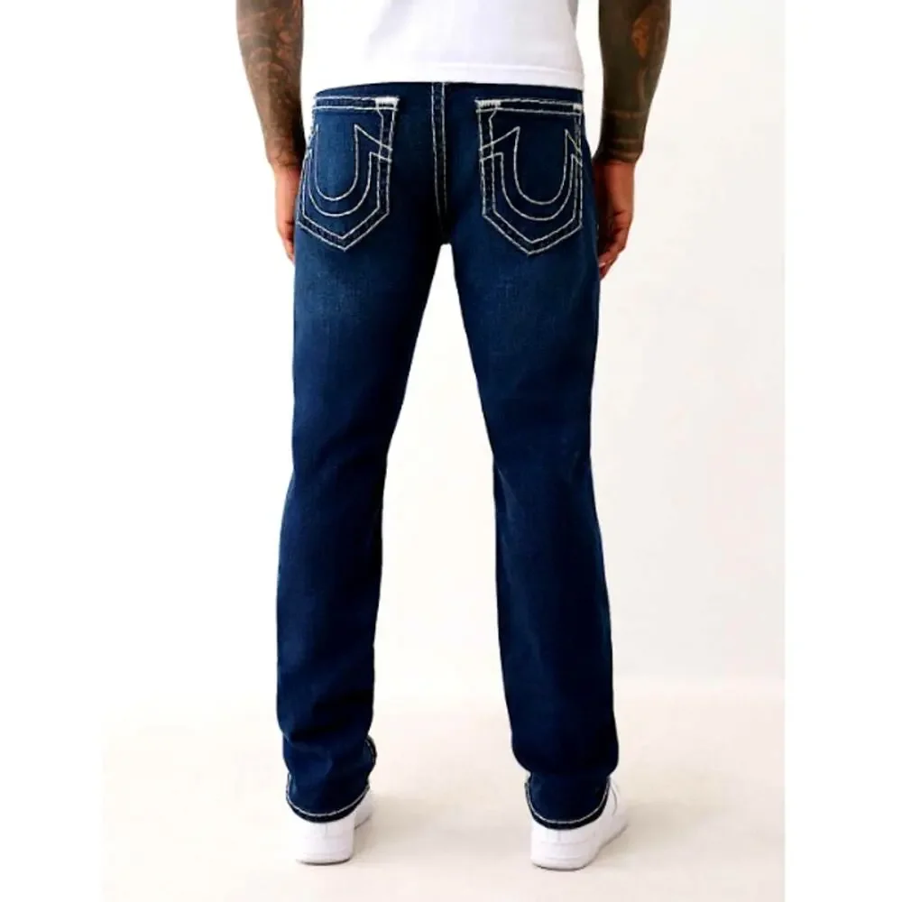 True Religion Men's Damon Dark Wash Rocco Super T NF 32 Slim Fit Jeans Size 30